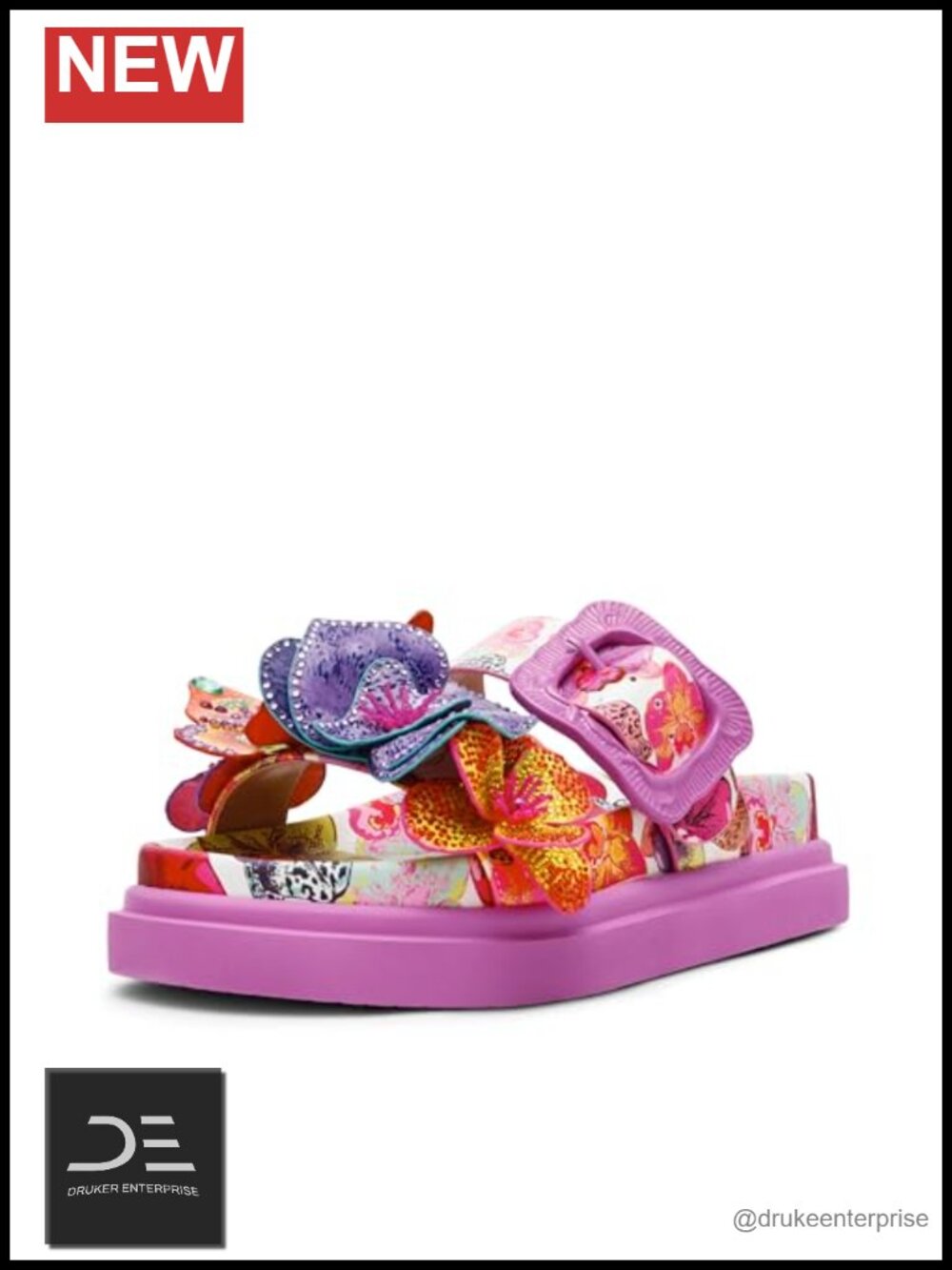 Betsey Johnson Lorayne Slide Sandals Platform Heel